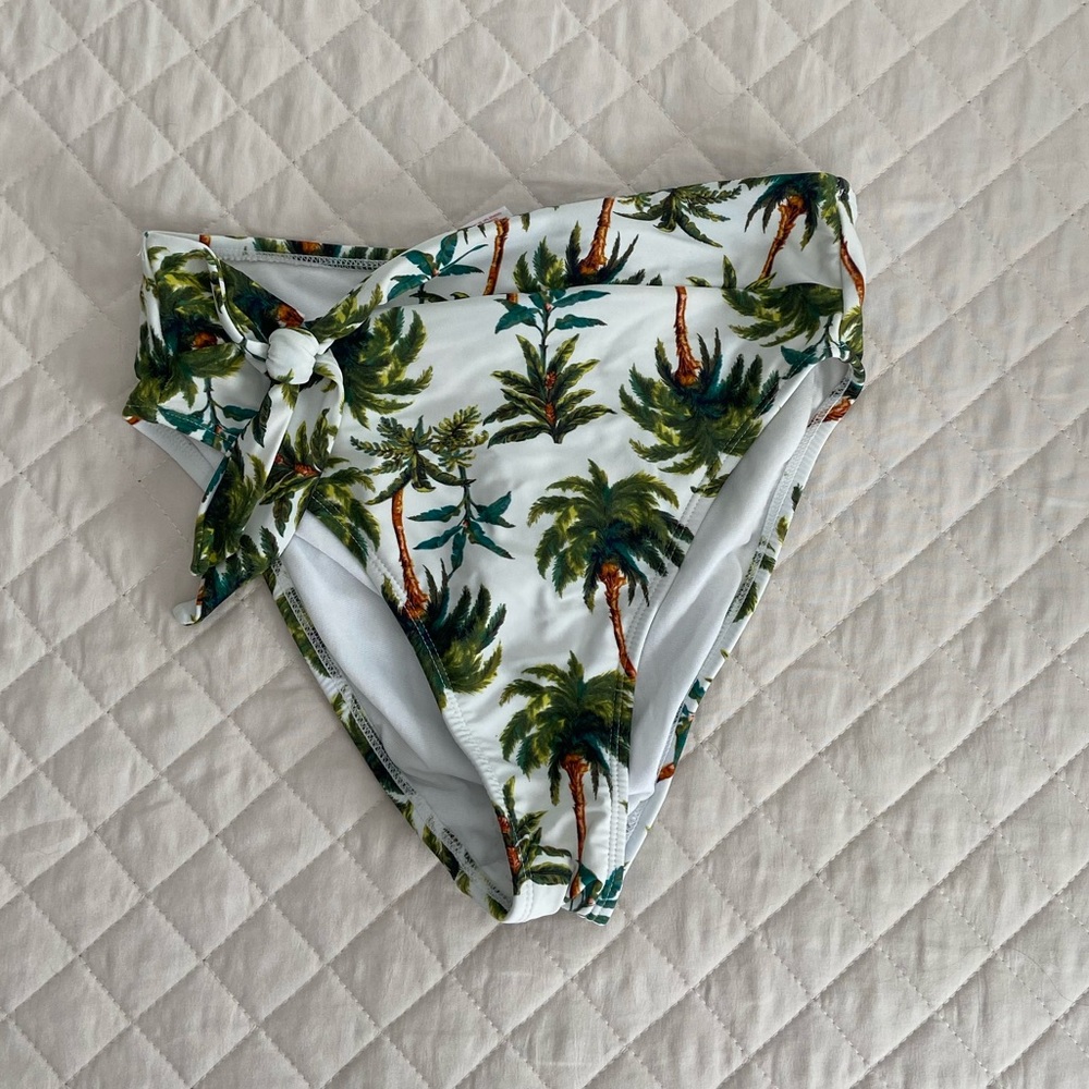 High waist bikini bottom